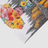 Bloem regendruppels11 tissuepapier (Detail)