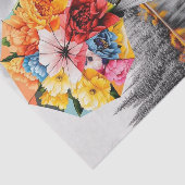 Bloem regendruppels1 tissuepapier