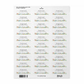 Bloem Retouradres Etiket (Full Sheet)