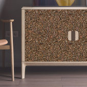 Bloem rollen in houten patroon Decoupage Tissuepapier