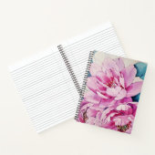 Bloem Roze Aquarel Spiraal Notebook Notitieboek (Binnen)