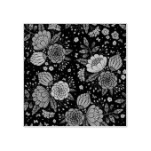 bloem rubberstempel (Afrduk)
