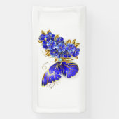 Bloem Saffier Vlinder Spandoek (Verticaal)