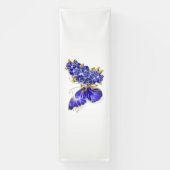 Bloem Saffier Vlinder Spandoek (Verticaal)