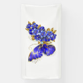 Bloem Saffier Vlinder Spandoek (Verticaal)