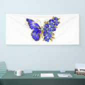 Bloem Saffier Vlinder Spandoek (Beurs)