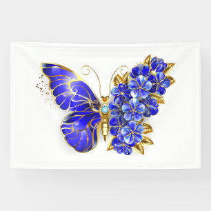 Bloem Saffier Vlinder Spandoek