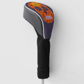 Bloem Schedel 1 Golfheadcover (Schuin)