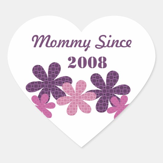 bloem sinds hart Stickers (Voorkant)