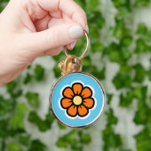 Bloem Sleutelhanger (Hand)