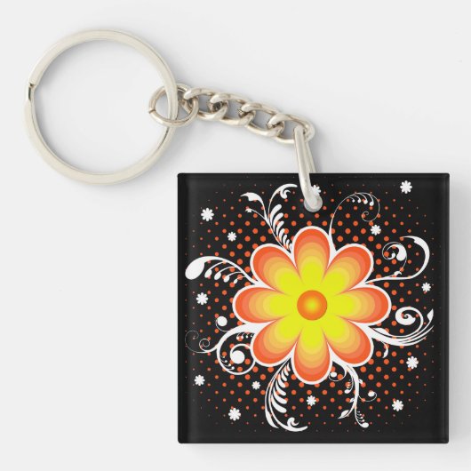 Bloem Sleutelhanger (voorkant)