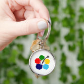 Bloem sleutelhanger (Hand)