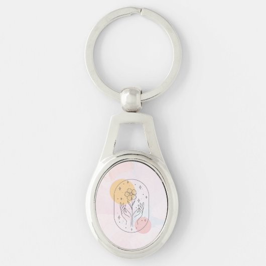 Bloem Sleutelhanger (Voorkant)