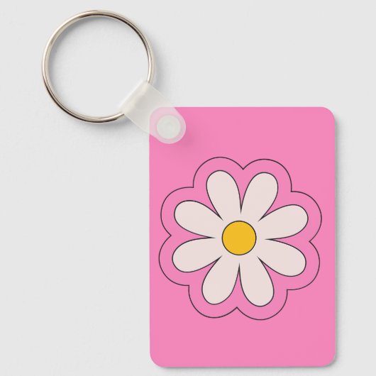 Bloem Sleutelhanger (Voorkant)
