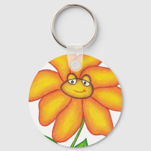 Bloem Sleutelhanger (Voorkant)