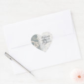 Bloem Stencil Hart Sticker (Envelop)