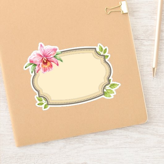 Bloem sticker (Notitieboek)