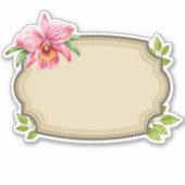 Bloem sticker (Voorkant)