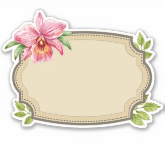 Bloem  sticker (Voorkant)