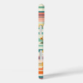 Bloem Strepen Retro (B) Case-Mate iPhone Case (Achterkant / Rechts)