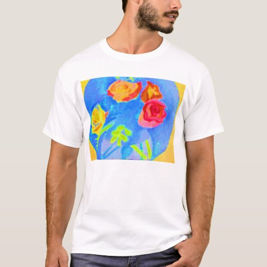 bloem t-shirt (Voorkant)