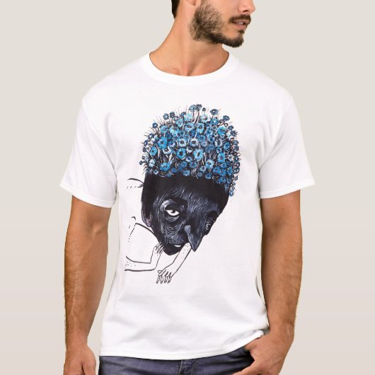 bloem t-shirt (Voorkant)