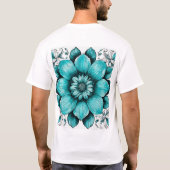 bloem t-shirt (Achterkant)