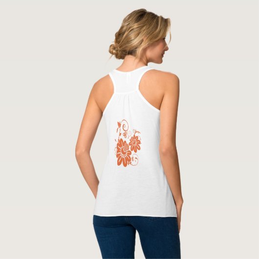 Bloem Tanktop (Volledige Achterkant)