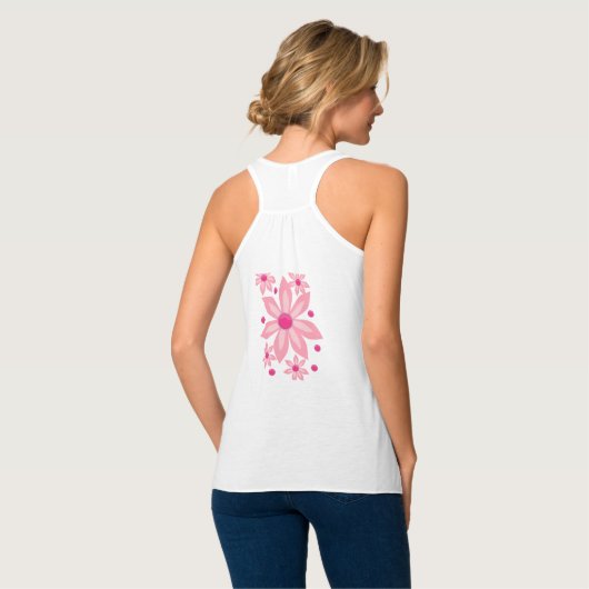 Bloem Tanktop (Volledige Achterkant)