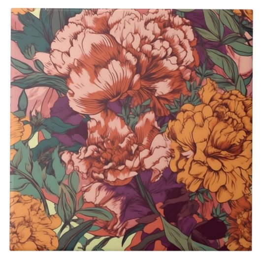 bloem tegeltje (Voorkant)