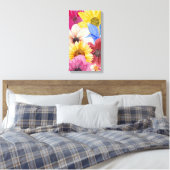 Bloem thema Waterverf canvas kunst (Insitu (Slaapkamer))