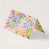 Bloem Trouwtafel Nummers Kaart (Achterkant)