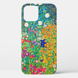 Bloem Tuin, Gustav Klimt iPhone 12 Hoesje