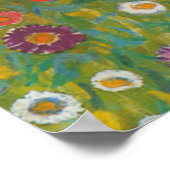 bloem + tuin + klimt + gustav + huishouden poster (Hoek)