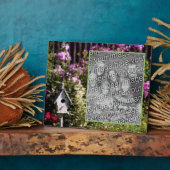 Bloem Tuin Vogelhuis Schilderij Voeg je foto toe Fotoplaat (Zijkant)