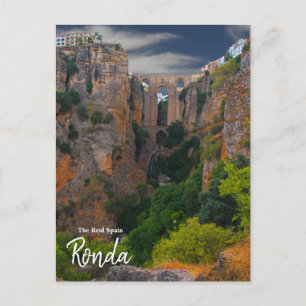 Bloem uit de Spaanse regio Ronda Briefkaart