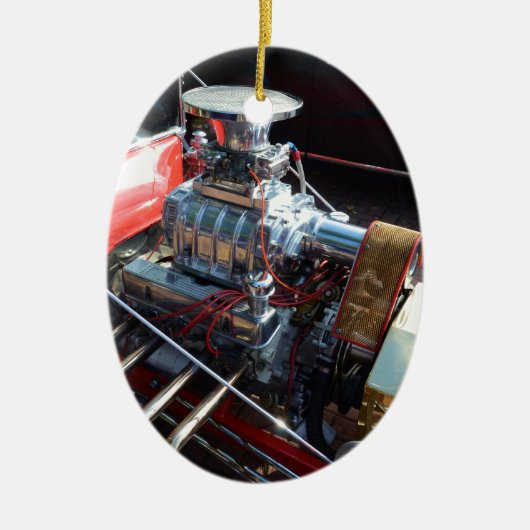 Bloem V8 Keramisch Ornament (Voorkant)