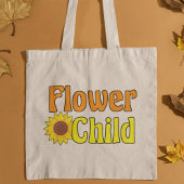 Bloem van 70-jarige kinderteugels tote bag