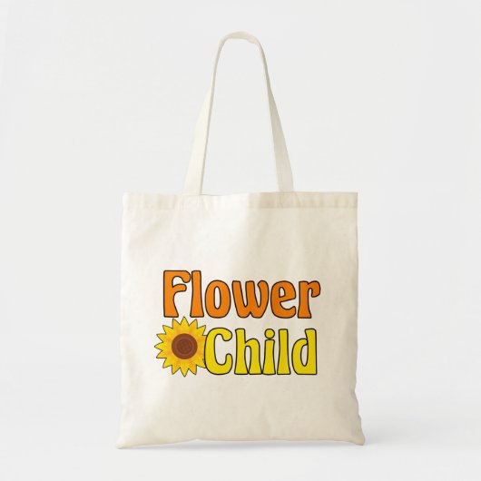 Bloem van 70-jarige kinderteugels tote bag (Voorkant)