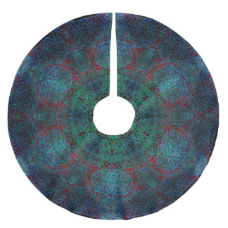 Bloem van de Hexagon Mandala - boomskirt Kerstboom Rok
