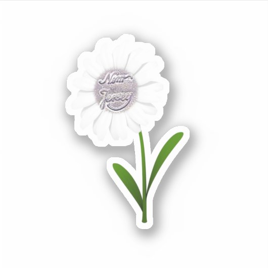 Bloem van de legersticker sticker (Voorkant)