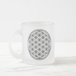 Bloem van de Mok van het levensglas, gevlochten gl