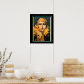 "Bloem van de Oriënt" Deco- Rolf Armstrong 16x20 Poster (Keuken)