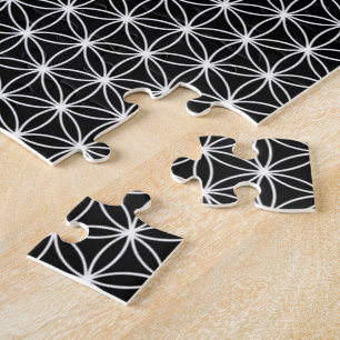 Bloem van de sacharose legpuzzel