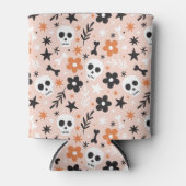 Bloem van de schedel blikjeskoeler (Voorkant)