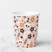 Bloem van de schedel papieren bekers (Links)