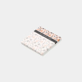Bloem van de schedel post-it® notes (Schuin)