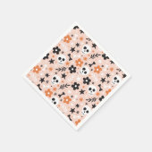 Bloem van de schedel servet (Hoek)