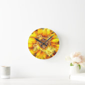 Bloem van de zon - klok (Huis)