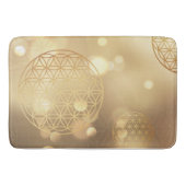 Bloem van goudsparkle Bademaat Badmat (Voorkant)